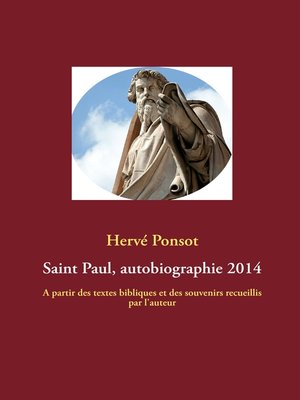 cover image of Saint Paul, autobiographie 2014
